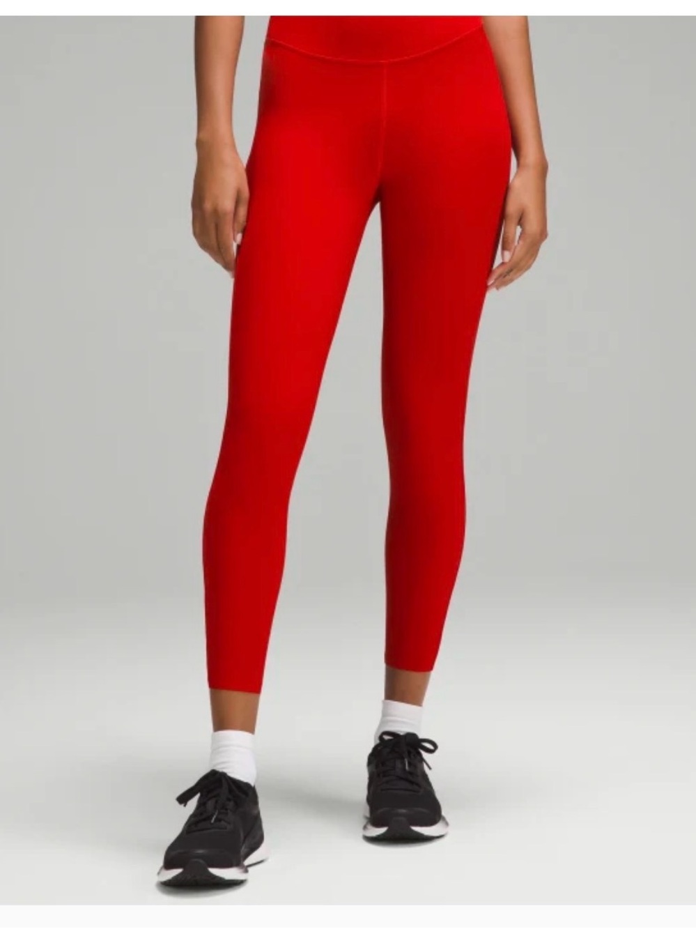 lululemon Base Pace HR Tight 25” dark Red size 8 & free tote - Picture 1 of 10
